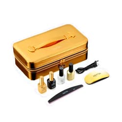 APRÉS Chaun Legend x Apres Gel-X Kit Professional Starter Kit with PH Bonder, Non-Acidic Gel Primer, Soak Off Extend Gel, Non-Wipe Top Gelcoat, LED Light, Grit Emery Board
