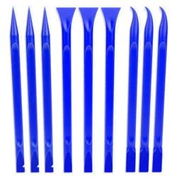 Mozeat Lens Car Crevice Cleaning Tool, 9 Pieces No-Scratch Plastic Scraper Tool for Tight Spaces, Multi-Use Small Paint Scraper Tool Sticker Remover for Kitchen, Crevices, Food, Paint, Labels, Oil Stains, Dirt