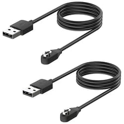 MENEEA 2 Pack 3.3FT Magnetic Charging Cable for AfterShokz Aeropex AS800 & OpenComm ASC100SG & Shokz OpenRun Pro mini Bone Conduction Wireless Bluetooth Headphones,Replacement Charger Cord for AfterShokz