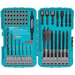 Makita T-01725 Contractor-Grade Bit Set, 70-Pc. 70 Pc. Bit Set Only