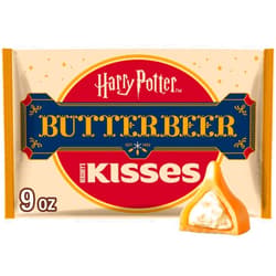 Hersheys HERSHEY'S KISSES Butterbeer Flavored, Easter Candy Bag, 9 oz