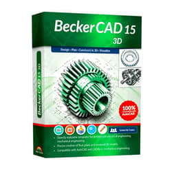 Markt + Technik BeckerCAD 15 - 3D software for home design, architecture, engineering and more, compatible with AutoCAD, Lifetime License for Win 11, 10, 8.1, 7