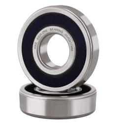 XiKe 2 Pcs 6305-2RS Double Rubber Seal Bearings 25x62x17mm, Pre-Lubricated and Stable Performance and Cost Effective, Deep Groove Ball Bearings.
