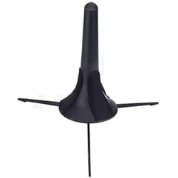 Jiayouy Black Portable Trumpet Stand Holder Metal Tripod Holder Stand Foldable - 6.7