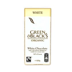 Green & Black's GREEN & BLACKS Organic White Chocolate Bar, 3.5 OZ