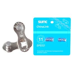 YEENOR SUMC Bike Chain Missing Link for 11 Speed，Re-usable Quick Link-Silver, Compatible with Shimano/Campagnolo/SRAM Drivetrain System.