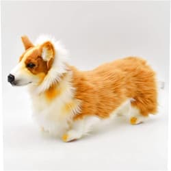 Hansa Welsh Corgi Plush Dog 13.7
