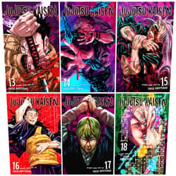 By Gege Akutami (Author) The Jujutsu Kaisen Series 6 Books Set (Vol. 13 - Vol. 18)