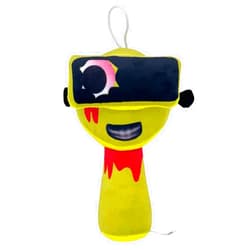 Super JAKES Sprunki Plush, Sprunki Game Plush Toys,Soft Stuffed Animal Pillow Figure Doll Christmas Birthday Gifts for Adult Kids (Yellow red)