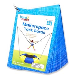 hand2mind Makerspace Task Cards, Grades 6-8, STEM Challenge Cards, STEM Classroom Centers, Makerspace Supplies, Middle School Science Classroom Supplies, STEM Kids Learning Activities