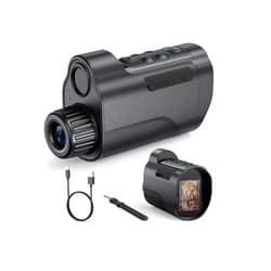 T TAKMLY Night Vision Monocular, 2624FT-10X Digital Zoom, 2'' HD Screen Infrared Binoculars with Compass 64GB TF Card for Photos and Videos, Perfect for Adults Outdoor Camping and Wildlife Observation