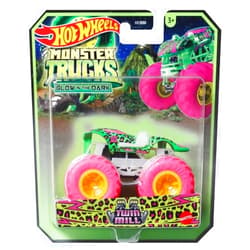 Hot Wheels Monster Trucks Glow in The Dark 1:64 Scale Trucks Twin Mill 2024