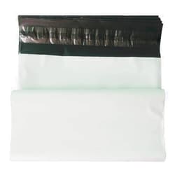 NO.1987 commerce 15.7 X 20 Inches White Poly Mailers，Large Self-Sealing Shipping Envelopes Plastic Mailing Bags 10 Pcs