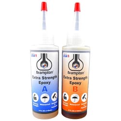 BRAMPTON TECHNOLOGY, LTD. Brampton Extra Strength Epoxy - Epoxy Glue Kit for Metal, Wood, Tile, Most Plastics & More - 20 Minute Work Life - Strong, Durable, Waterproof, Sandable, and Paintable Epoxy Resin (8 oz Kit)