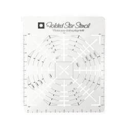 Hetenoyo 1 Pcs Folded Star Guide Stencil Sewing Quilting Template for Fabric Patchwork Plastic Template DIY Bowl Comfortable Suit for Any Pattern