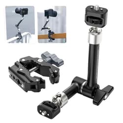 ULANZI Select ULANZI R011a Camera Super Clamp Magic Arm - 10in Adjustable Articulating Friction Magic Arm with Universal 1/4