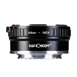K&F Concept Copper Adapter K&F Concept Lens Mount Adapter Compatible with AI Lens to Sony NEX E-Mount Camera Body
