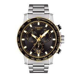 Tissot mens Supersport Chrono Stainless Steel Casual Watch Grey T1256172105100
