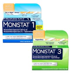 Monistat 2 Pack (3-Day Suppository and 1 Day Ovule Combination Pack)