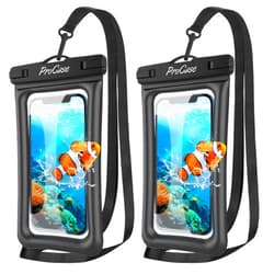 ProCase 2 Pack Floating Waterproof Phone Pouch Up to 7