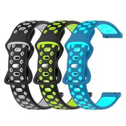 FitTurn Watch Bands Compatible for INIUPO/BAUISAN/Phyulls/Cosjoype/AIWIEP/Tixpc Kids Smartwatch 1.54'' Replacement Strap,Soft Silicone Adjustable Wristband Strap for Cosmo JrTrack /Cosmo JrTrack 2 Kid's Watch Accessories