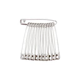 YiwerDer 60PCS Large Safety Pins, Durable, Rust-Resistant Nickel Plated Steel Pins Size 4, 2.2inch /55mm