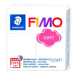 STAEDTLER SG Education FIMO 8020 0 Fimo Soft Modelling Clay, 57 g, White