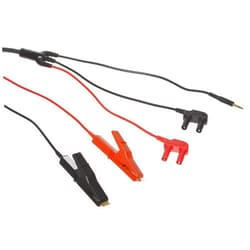 Hioki 9460 Clip Type Lead 4 Terminal Probe with Temperature Sensor, 2268mm Length