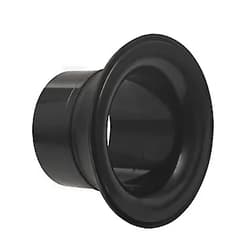 mewmewcat Bass Drum Enhancer Adjustable ABS Rubber Bass Drum Kick Enhancer with Protection Sticker Bass Drum Head Port Hole Protector,Bass Drum Head Black