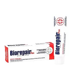 Biorepair Sensitive Teeth Daily Toothpaste - 2.54 Fluid Ounces (75ml) Tubes (Pack of 2) [ Italian Import ]