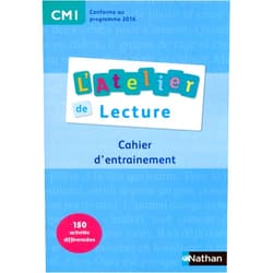 Daniel Bensimhon,Alain Bentolila,Martine Descouens,Paul-Luc Médard,Jean Mesnager,Georges Rémond,François Richaudeau,Jean-Paul Rousseau,Emmanuel Souchier L'Atelier de lecture - Cahier d'entrainement - CM1 (French Edition)
