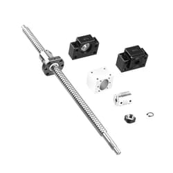 ANWOKIT ANWOK Ballscrew kit SFU1204 300mm + Set BK/BF10 Kit + 1204 Ball Screw RM1204 L300mm(11.8 inch) Ball Screw with Ball Nuts + Screw Nut Housing for CNC Machine