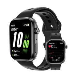 HONOR Choice Watch 2i, 1.85 inch AMOLED, Bluetooth Calling Smart Watch, 14 Days Battery Life, Compatible with Android and iOS, Heart Rate Monitor Smartwatch, IP68, Black