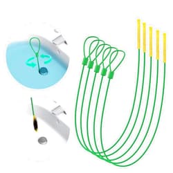Kelly's Collection 30 Inch Drain Snake Hair Clog Remover Tool, Anti-Break Metal with Nylon Coating Sink Snake, Drain Cleaner Hair Catcher Remover for Bathroom Sink Tub, Shower, Pipe Drain(5 Pack)