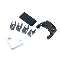 Taoke 6 in 1 Parallel Charger and 4-channel Rapid Battery Charger with 2 USB ports for DJI SPARK