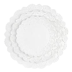 HAKSEN 108 PCS Paper Lace Doilies Combo, Pack 36 Each 6.5