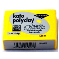 Generic Kato Polymer Clay Oven Jewelry Craft Bake Polyclay Bar Art Van Aken 2 Oz (YELLOW)