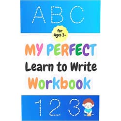 By Tracing Book vol12 Publishing (Author) My Perfect Learn to Write Workbook: Practice for Kids with Pen Control,Tracing Letters,Numbers,Shapes with coloring activity, 6x9 Inches, 63 Pages, Glossy Finish Cover.
