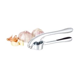 OTRON Premium Garlic Press, Stainless Steel, Garlic Mincer, Professional Heavy Duty, Soft-Handled, Crush Garlic Cloves, Ginger
