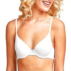 Maidenform Women's Comfort Devotion Demi T-Shirt Bra 09402 36B White/Stone