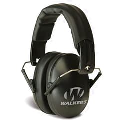 Walker's Unisex Adult's Lightweight Foldable Hearing Protection 22 dB Noise Reduction Pro Low-Profile Earmuffs