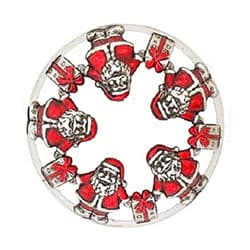 Yankee Candle Santa And Gifts Illuma-Lid Jar Candle Topper