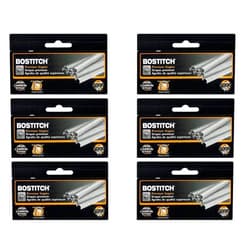 Bostitch Value Pack of 6 Boxes Stanley Bostitch B8 Powercrown Premium 1/4