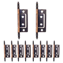 T Tulead Non-Mortise Hinges Door Hinges Iron Butt Hinge Cabinet Hinges 3.26