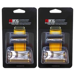 NGHTMRE 2024 Version 2Pack Upgraded Replacement Black Foil and Cutters for BaBylissPRO Double Foil Shaver FXFS2, Black
