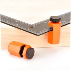 iGuerburn 2Pcs Stair Gauges for Framing Square, Stair Gauge Knobs for Layout Attachment Framing Jigs - Orange