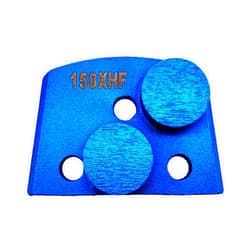 Globaldragon 9 Pcs Pro Lavina Diamond Grinding Shoes Extra Soft Bond Extra Hard Floor (Grit Optional), Lavina Floor (150 Grit - 2 Round Button Segment XS Bond Extra Hard Floor) Metallic Blue (MG11)