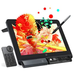 XP-PEN XPPen Artist Pro 14 Gen2 Drawing Tablet with Screen 14 inch Graphic Art Tablet with Full Laminated Anti-Glare Screen 16384 Pressure Levels X3 Pro Battery-Free Stylus 123% sRGB Tilt Stand Mini Keydial