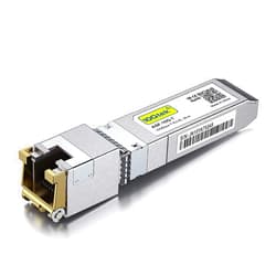 10Gtek 10GBase-T SFP+ to RJ-45 Transceiver, 10Gbe SFP+ Copper Ethernet CAT6a Module, up to 30-Meter, for Cisco SFP-10G-T-S, Meraki, Ubiquiti UniFi UF-RJ45-10G, Fortinet, TP-Link TL-SM5310-T and More