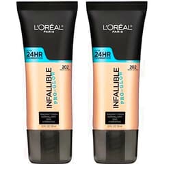 L'Oreal Paris L'Oréal Paris Infallible Pro-Glow Foundation, Creamy Natural, 1 fl. oz. (Pack of 2)